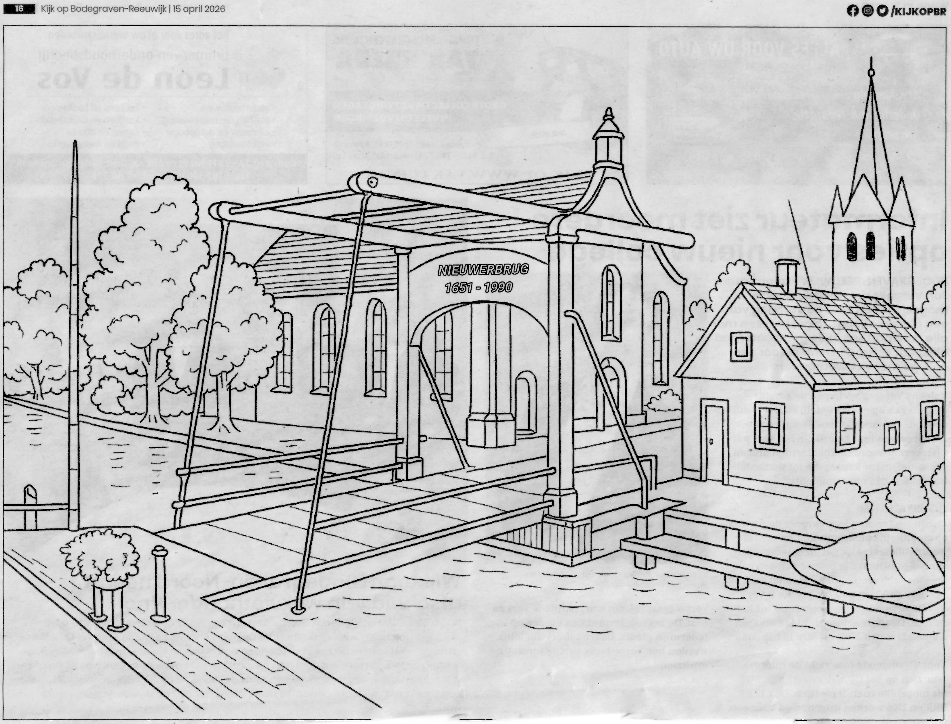 kleurplaat Nieuwerbrug